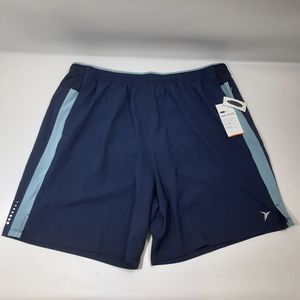 Old Navy Active Size L Blue Athletic Shorts -New- Above the Knee - Built in Flex